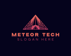 Generic Pyramid Tech logo design