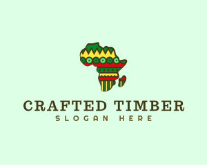 Africa Pattern Travel logo design