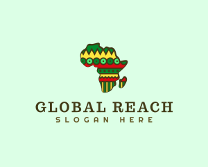 Africa Pattern Travel logo design