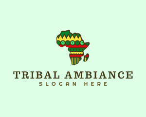 Africa Pattern Travel logo design