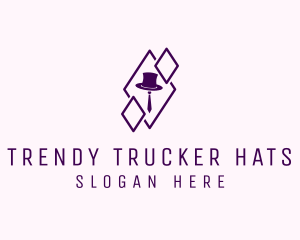 Diamond Tailoring Hat logo design