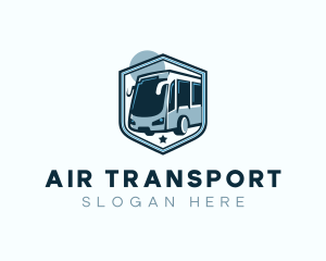 Bus Shield Transport logo design