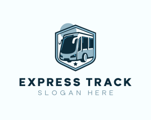 Bus Shield Transport logo design