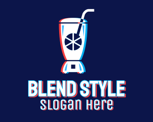 Glitchy Blender Drink  logo