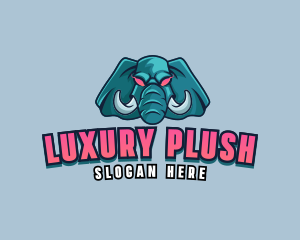 Angry Elephant Tusk logo design