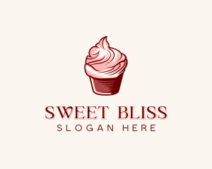 Patisserie Baking Cupcake logo design