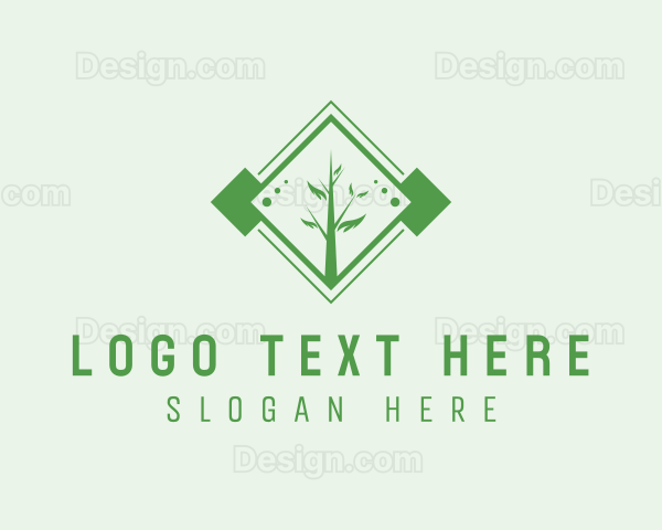 Seedling Plant Gardening Logo