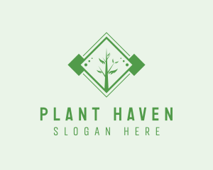 Seedling Plant Gardening logo design