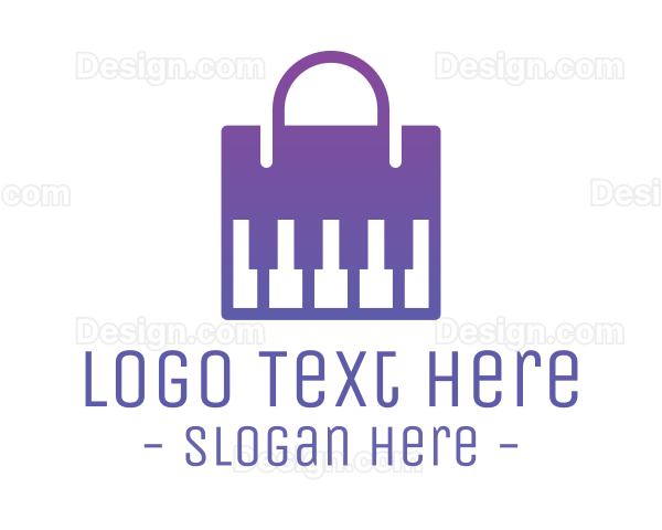 Modern Piano Bag Logo