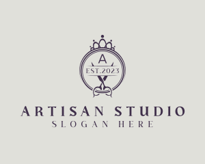 Crown Shears Boutique logo design