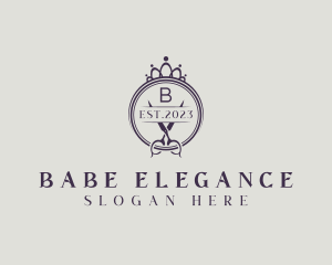 Crown Shears Boutique logo design