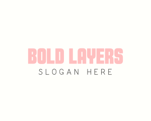 Slim Bold Wordmark logo design