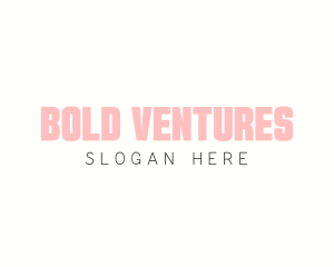 Slim Bold Wordmark logo design