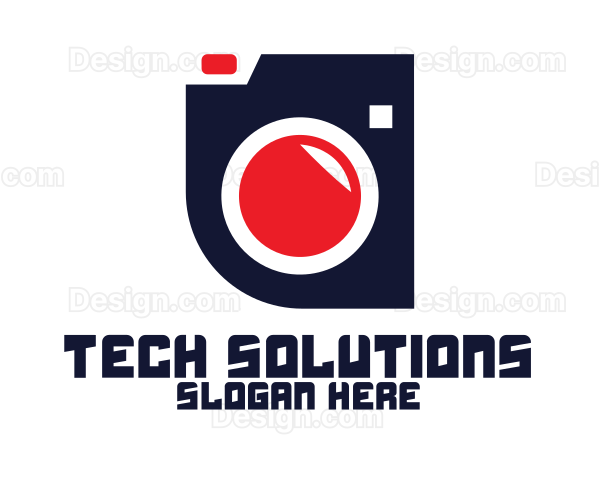 Red Digital Camera Logo