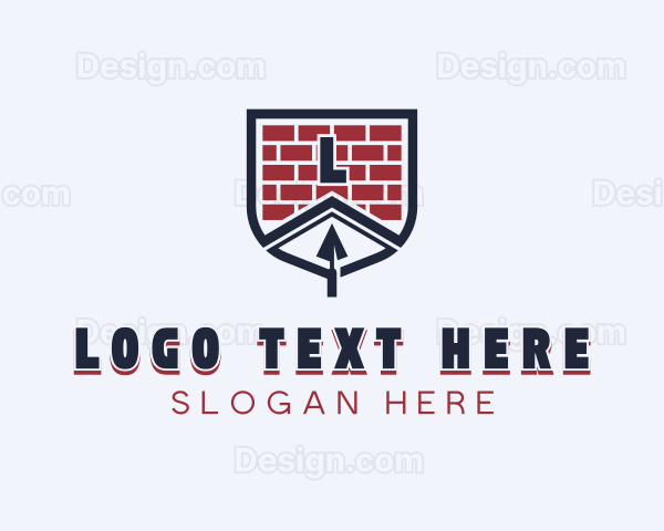 Brick Roof Trowel Logo