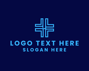 Geometric Cross Church logo