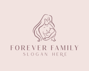 Mother Baby Parenting logo design