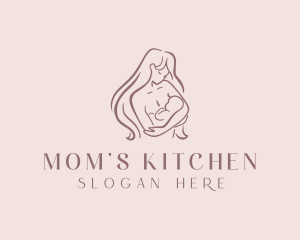 Mother Baby Parenting logo design