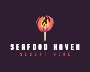 Seafood Fish Grill logo design