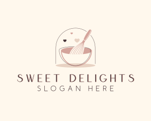 Whisk Pastry Baking  logo design