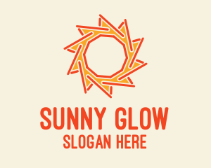 Orange Solar Heat logo design