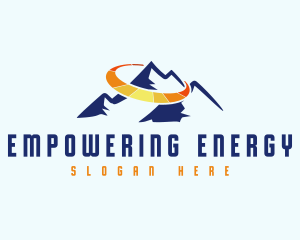 Solar Energy Mountain logo design