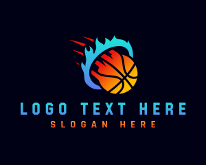 Blazing Basketball Sports logo