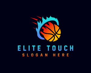 Blazing Basketball Sports logo design