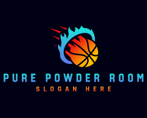 Blazing Basketball Sports logo design