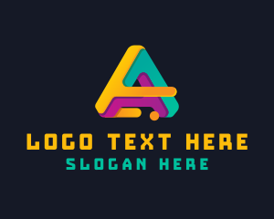 Creative Modern Letter A logo