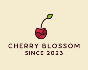 Fresh Cherry Fruit logo design