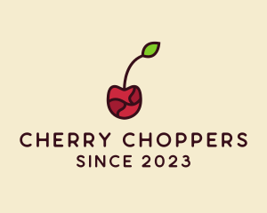 Fresh Cherry Fruit logo design