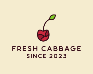 Fresh Cherry Fruit logo design