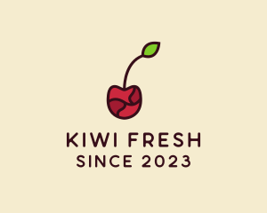 Fresh Cherry Fruit logo design