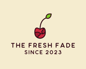 Fresh Cherry Fruit logo design