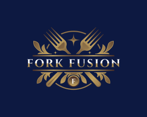 Dining Fork Restaurant logo design