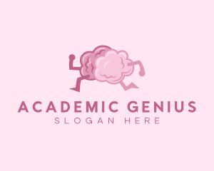 Brain Run Psychology logo design