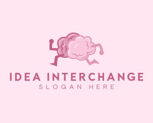 Brain Run Psychology logo design