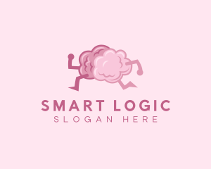 Brain Run Psychology logo design