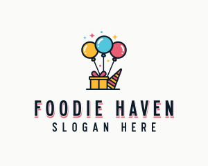 Balloon Birthday Gift logo