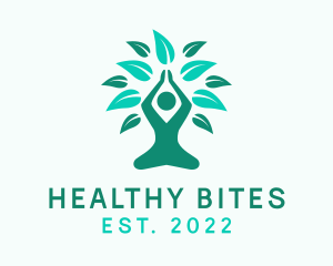 Healthy Yoga Wellness logo design