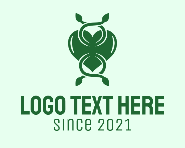Green Heart logo example 2