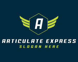 Flying Wings Express logo design