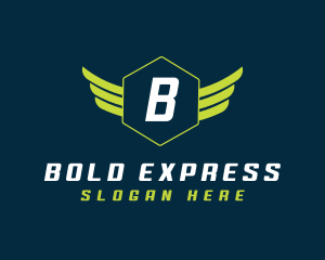 Flying Wings Express logo design