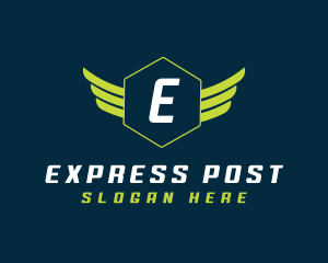 Flying Wings Express logo design