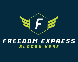 Flying Wings Express logo design