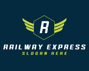 Flying Wings Express logo design