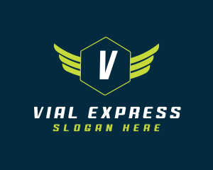 Flying Wings Express logo design