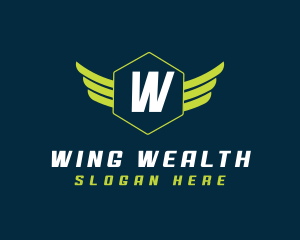 Flying Wings Express logo design