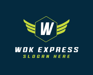 Flying Wings Express logo design